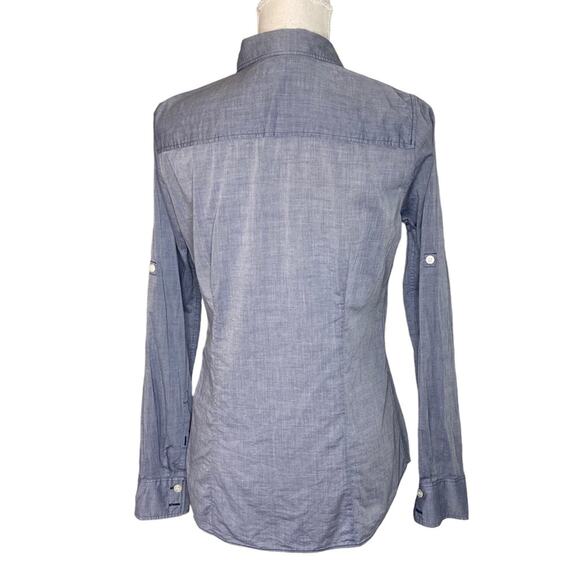 The Perfect Shirt by J.Crew - 100% Cotton Button Down with Front Patch Pockets S - Picture 5 of 7